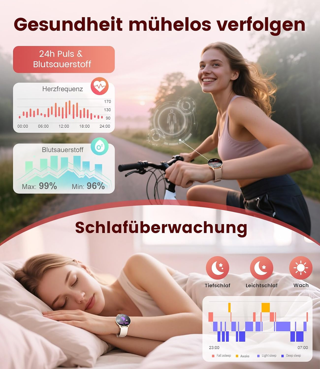 Detalle 2 de Smartwatch Damen 1,43 Zoll
