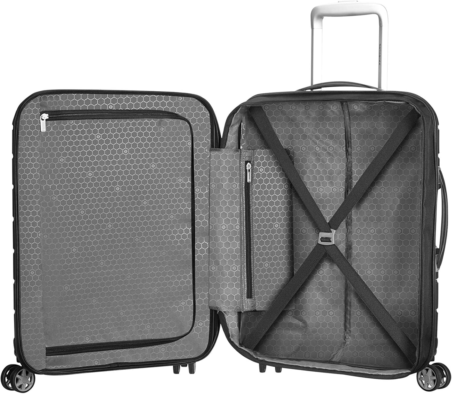 Detalle de Samsonite Flux - Spinner S Extensible Hand 55 cm Noir : fiche d’achat