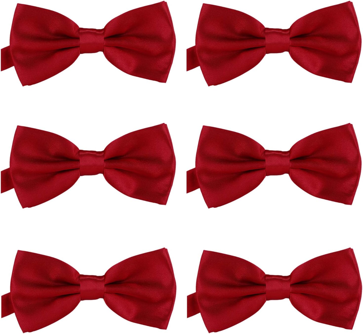 DonDon Set 6 papillon uomo 12 x 6 cm