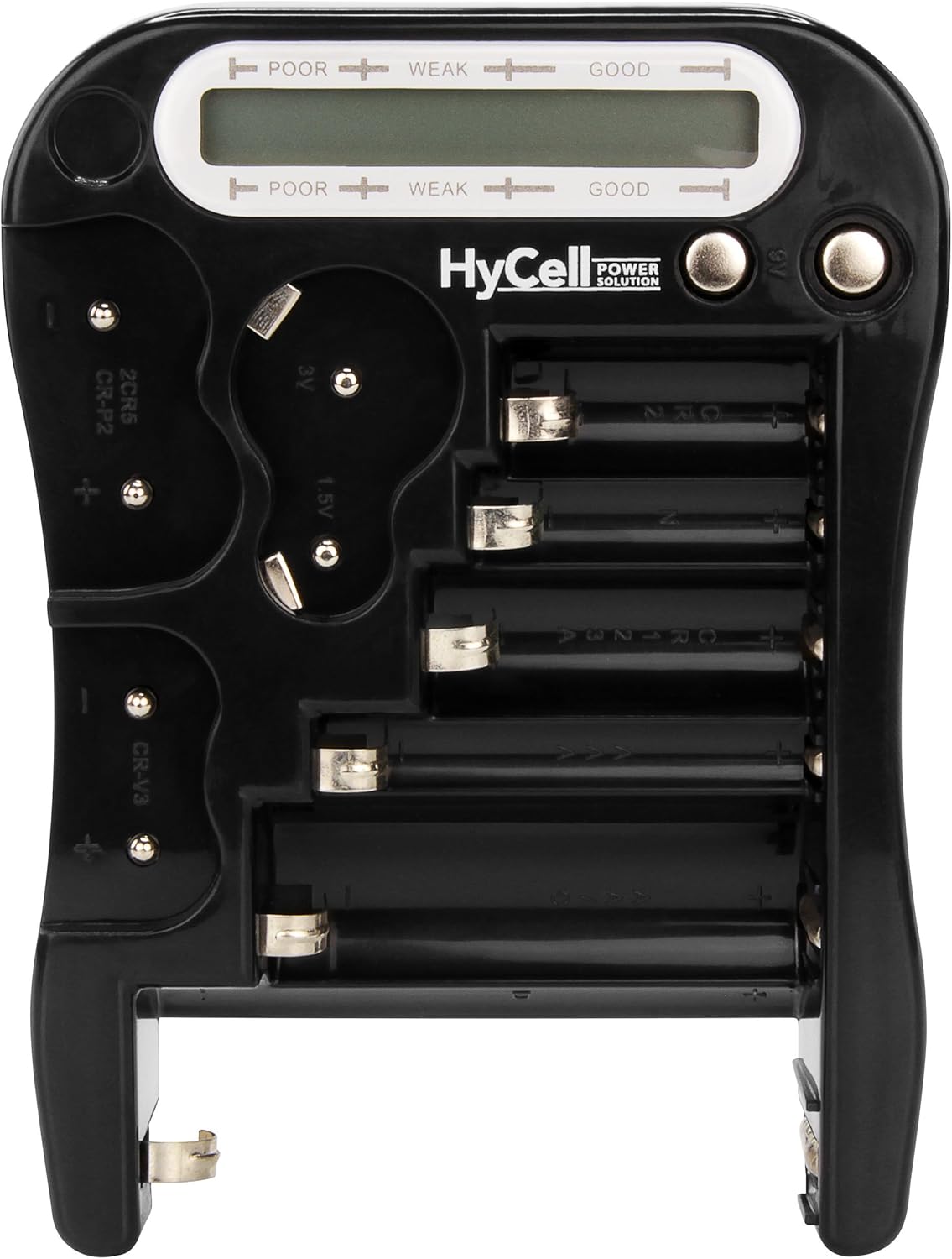 Detalle 1 de ANSMANN Tester universale per pile rotonde e 9V: spia capacità residua (tester batterie)