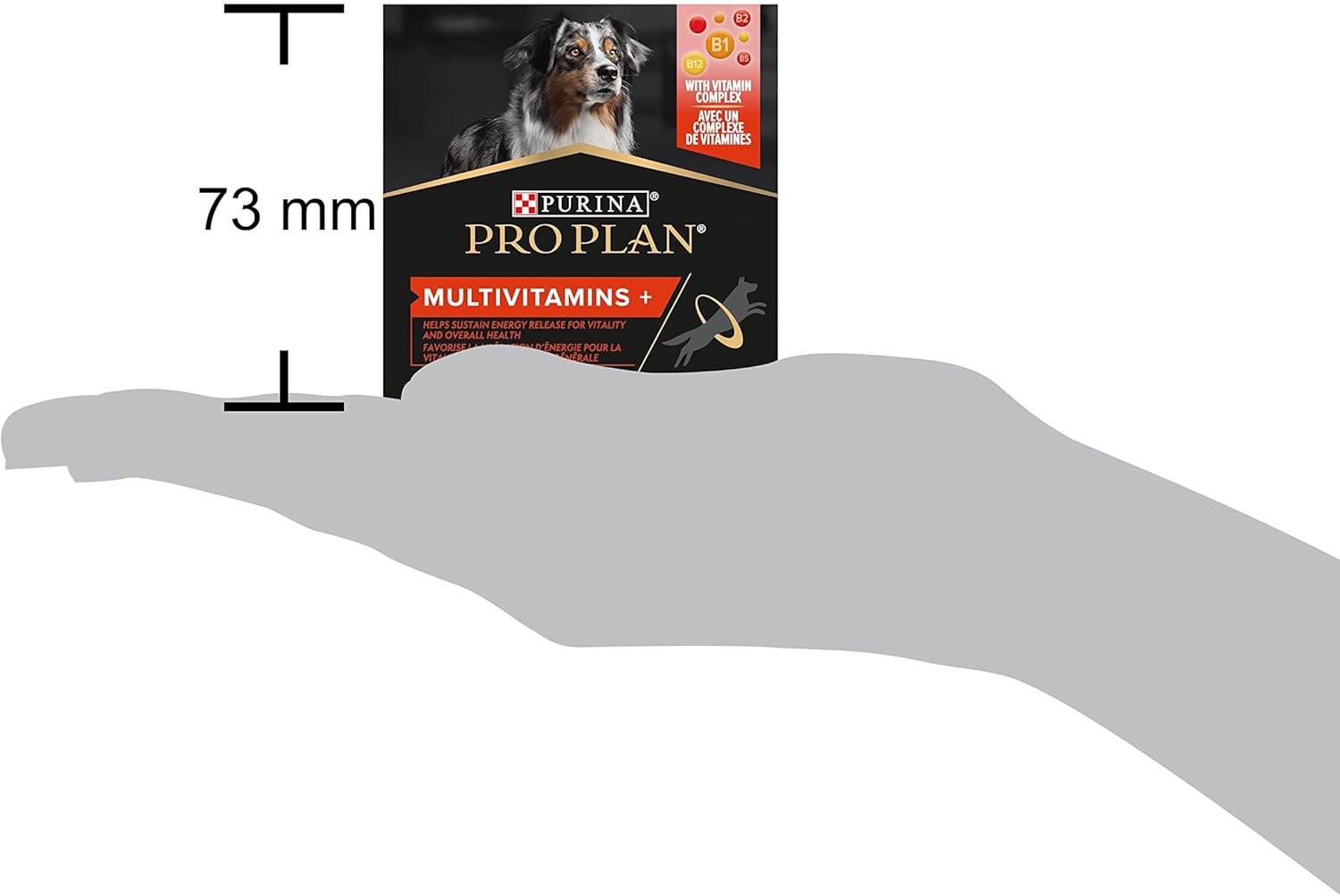 Detalle de PURINA PRO PLAN Multivitamins+ pour Chien – Alimentation complémentaire en poudre, boîte 60 g