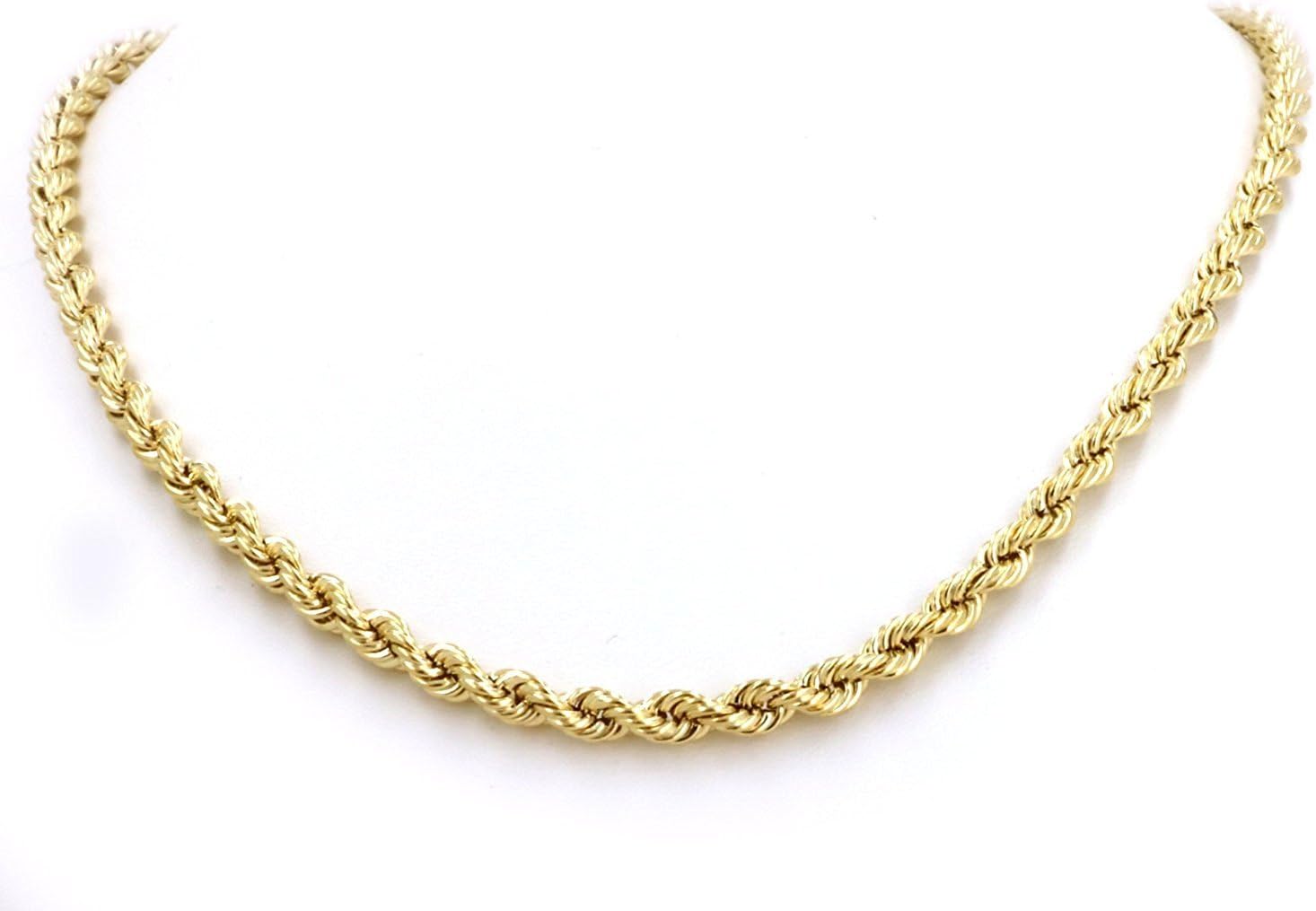 Detalle de Chaîne maille corde en or jaune 750/18 carats – largeur 2,50 mm, longueur personnalisable