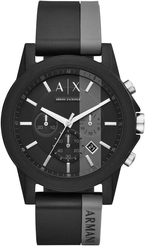 Thumbnail 6 de Armani Exchange Montre Homme - Mouvement chronographe, boîtier 45 mm, acier inoxydable doré
