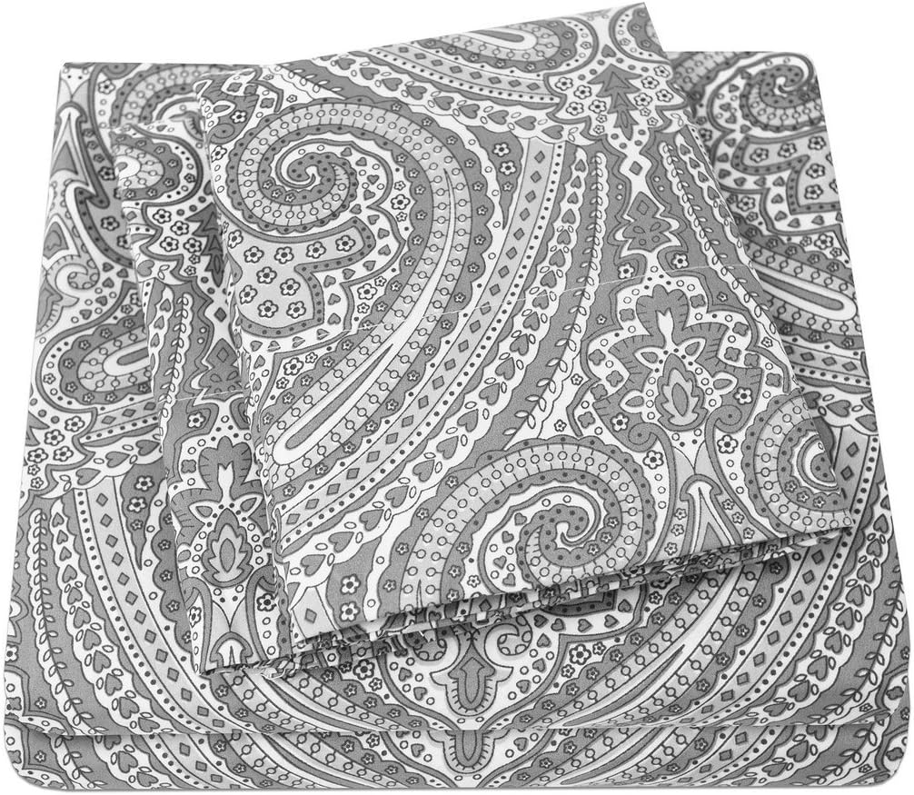 Thumbnail 6 de 1500 Supreme Collection Queen Sheet Sets Polka Dot Gray – Luxury Hotel Bed Sheets, Deep Pockets, and Stay-In-Place Fit