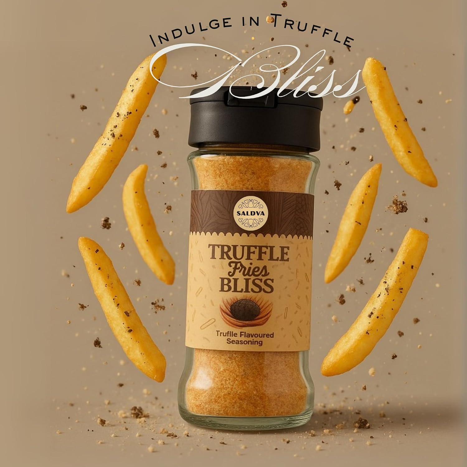Detalle 2 de Truffle Fries Bliss Trüffelgewürz 60 g 🍟