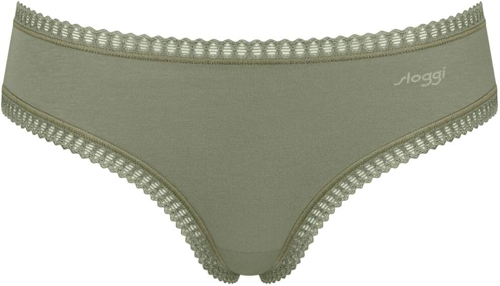 Detalle de Sloggi GO Crush Hipster C3P pour femme en coton – culotte hipster confortable