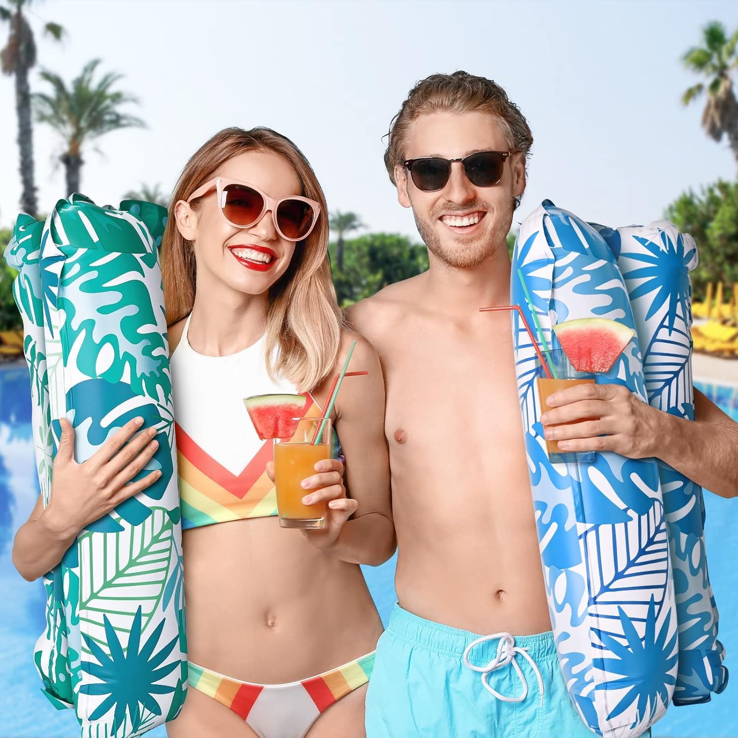 Thumbnail 6 de Elidepe Luftmatratze Pool XL – 4-in-1 Wasserspielzeug, Hängematte & Lounge für 2 Stück