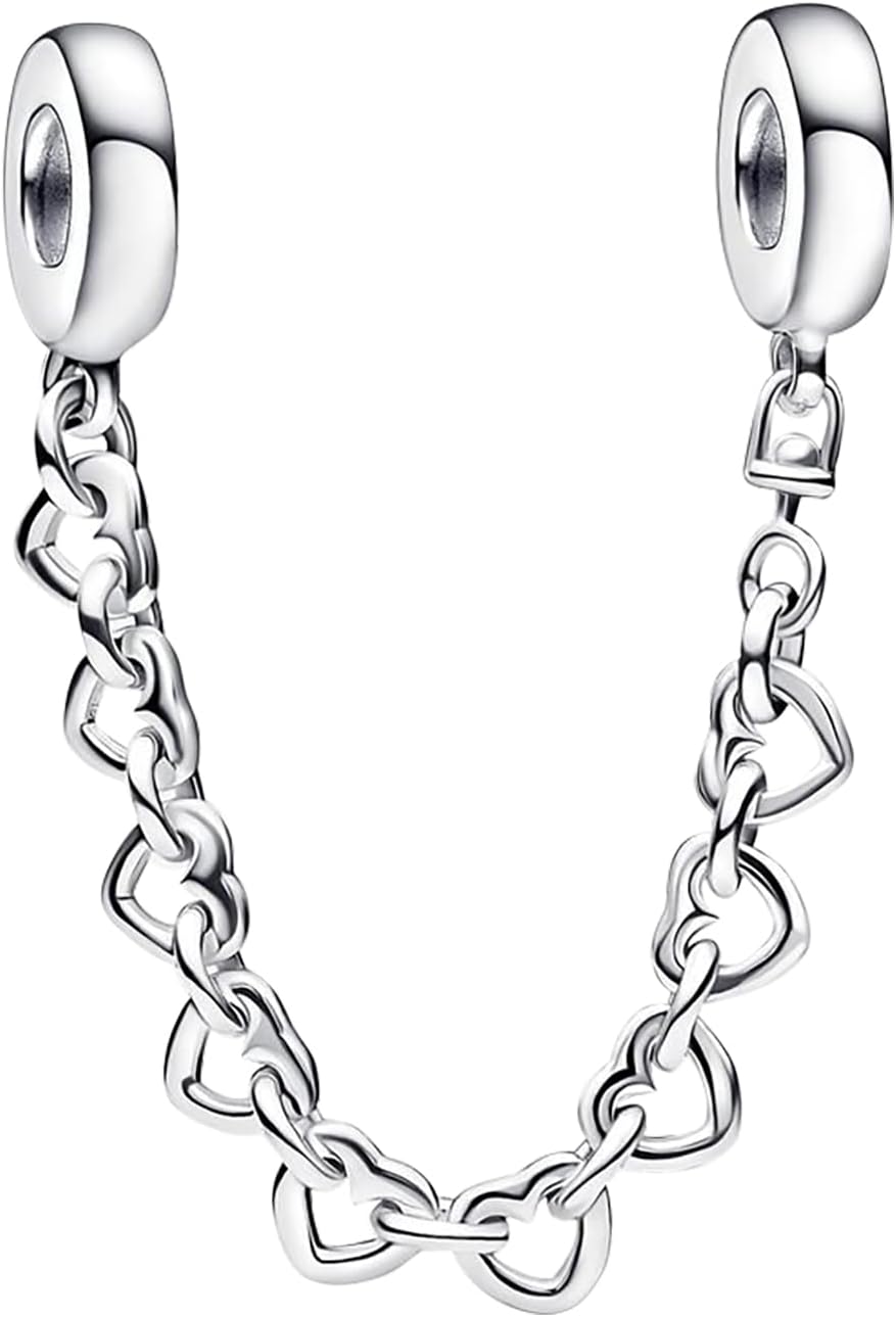 Detalle de Rimgoris charm in argento 925 con motivi Cuore e Cranio Rubino: ciondolo gioiello due toni per bracciale e collana