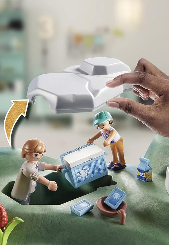 Detalle 1 de PLAYMOBIL Wiltopia Casa en Árbol con Animales 🌳
