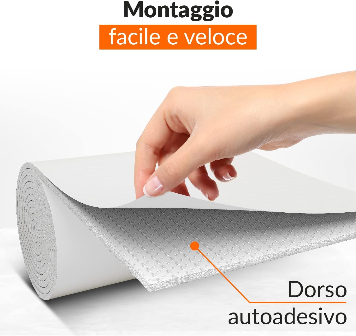 Detalle 2 de Upgrade4cars Paracolpi Garage Auto 200x20 cm