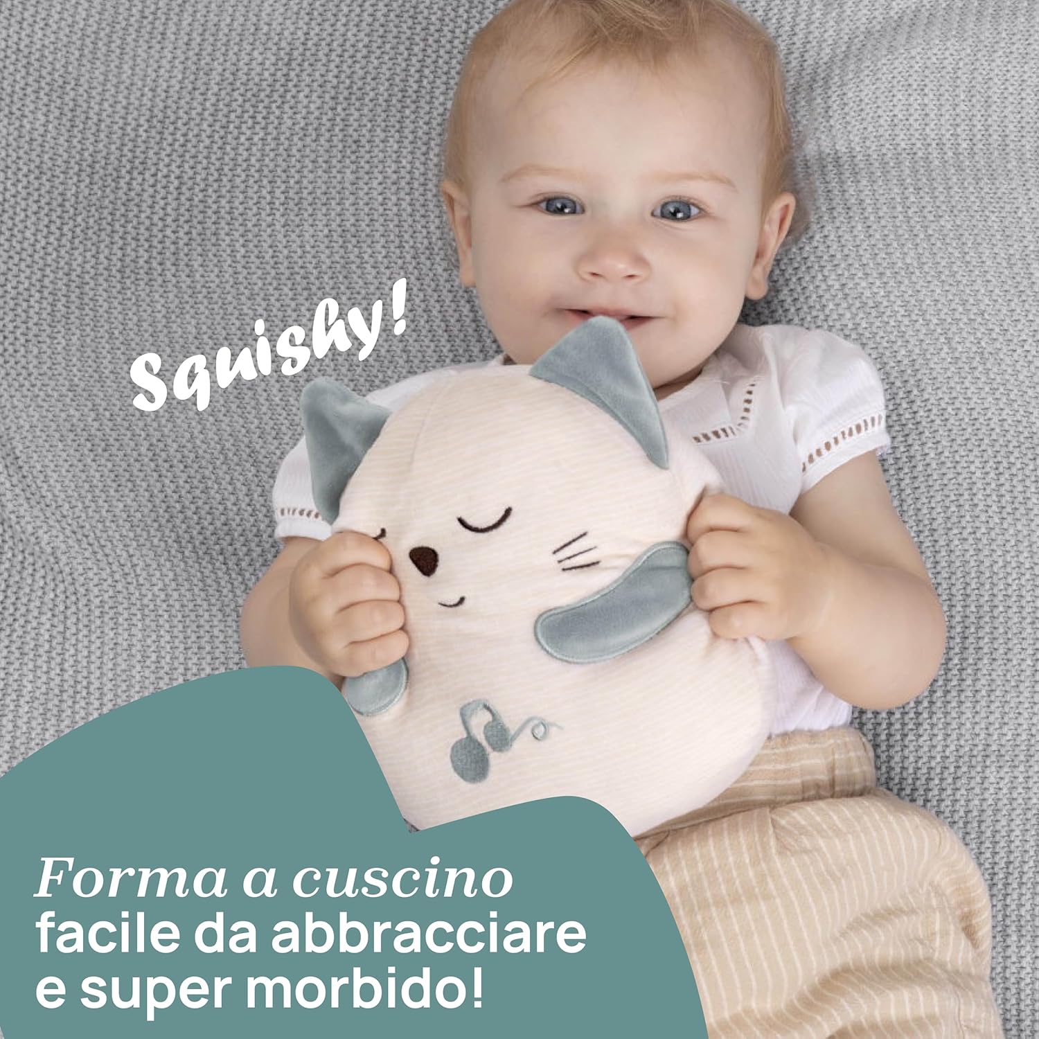Thumbnail 4 de Chicco Gattino Dolci Fusa – Peluche elettronico interattivo che ronrona e riproduce vibrazioni e musica classica