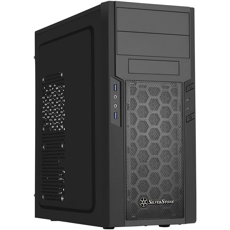 Detalle de SilverStone PS13 Torre ATX Negra: tamaño reducido, aprovechar al máximo el espacio