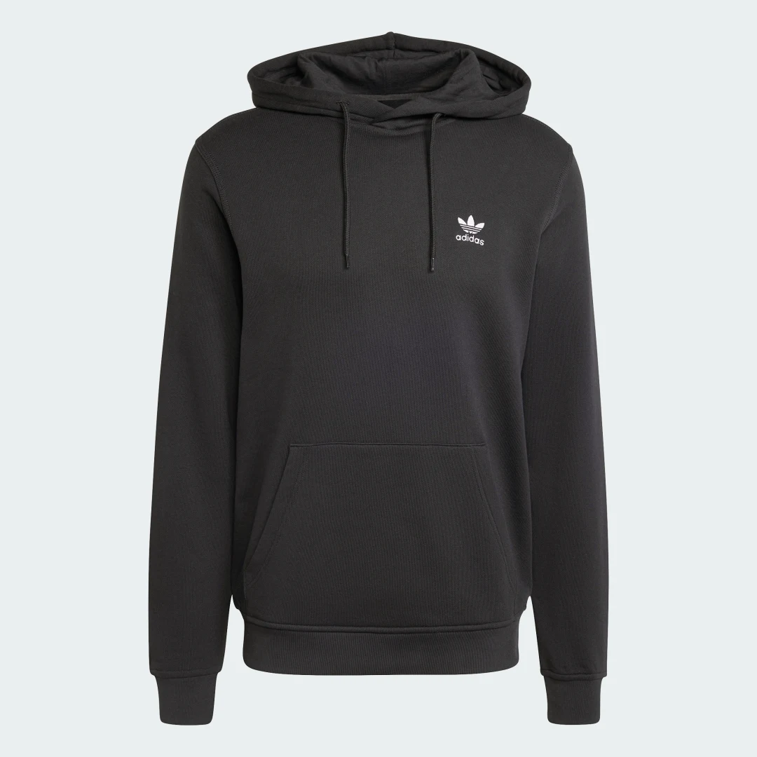 Thumbnail 3 de Sudadera con capucha Adidas Trefoil Essentials French Terry negra