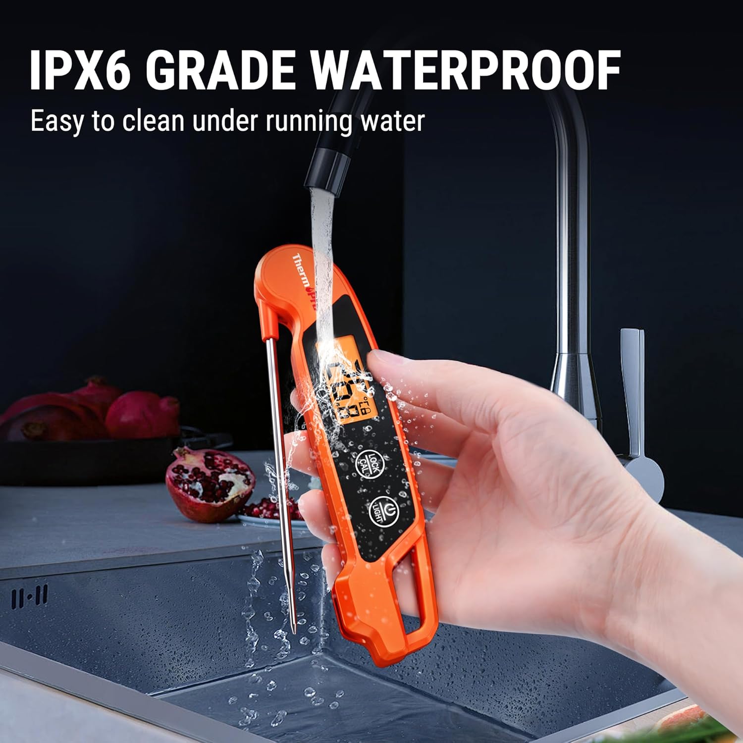 Thumbnail 4 de ThermoPro TP603 Instant Read Meat Thermometer