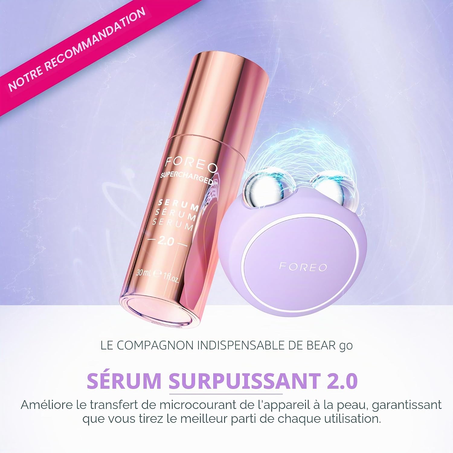 Thumbnail 3 de FOREO BEAR 2 go — appareil micro courants visage liftant et tonifiant de voyage