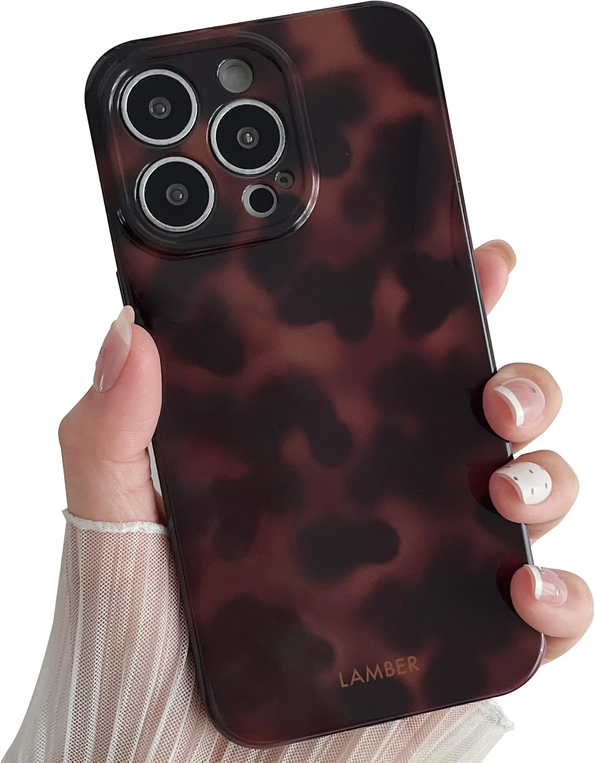 Detalle de TQLGY iPhone 13 Pro Case Leopard Brown