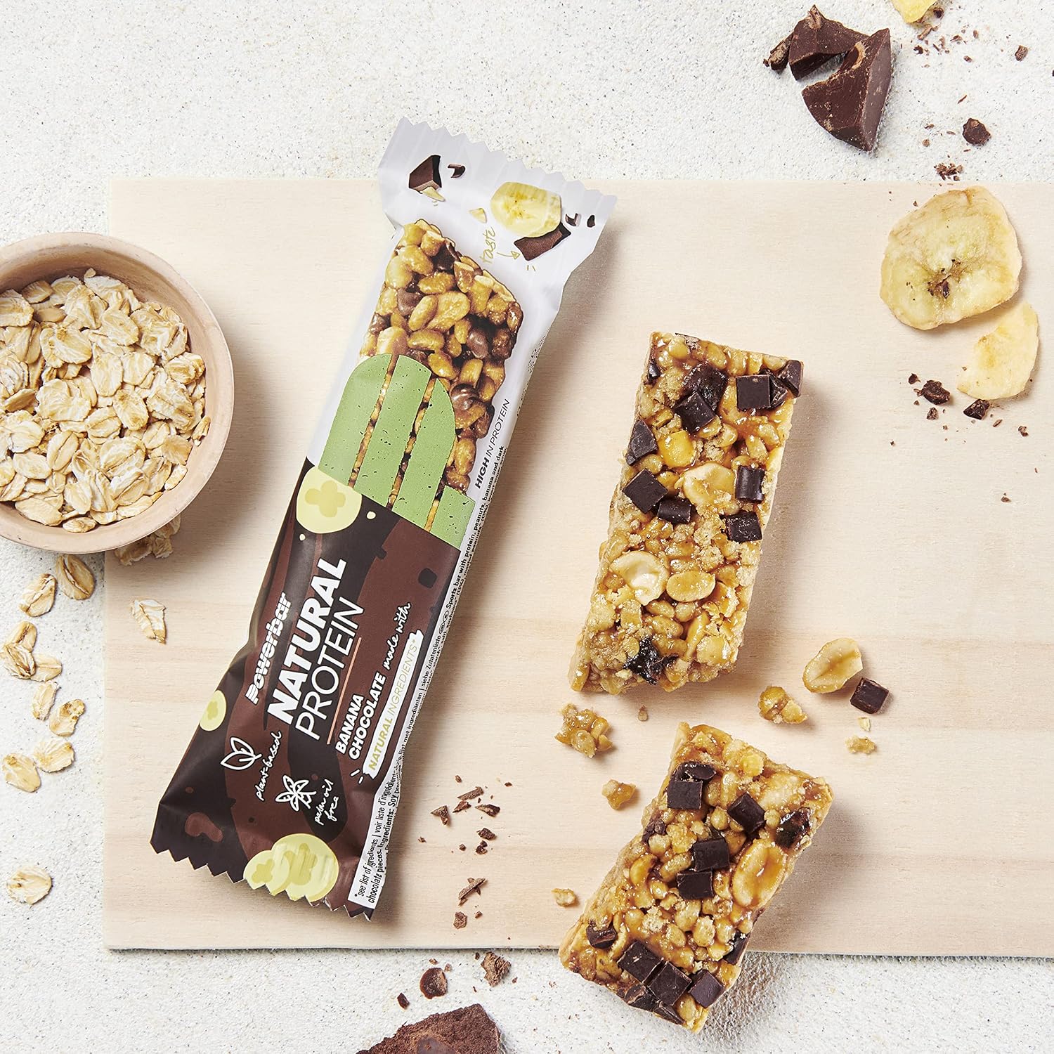 Thumbnail 2 de Powerbar Proteína Natural Banana & Chocolate 18x40g 🍌🍫