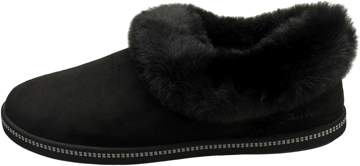 Detalle de Skechers Women's SkechersSlippers with Memory Foam Faux Fur Lining