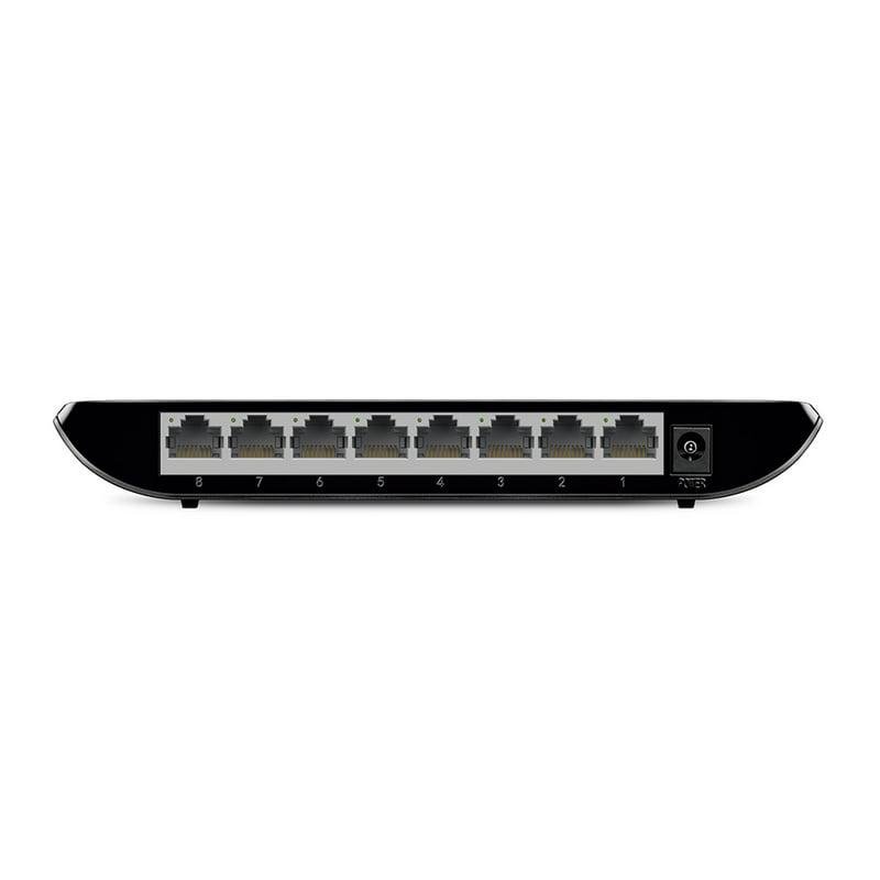 Detalle de TP-Link TL-SG1008D: Switch 8 Puertos Gigabit, eficiente y silencioso para casa u oficina