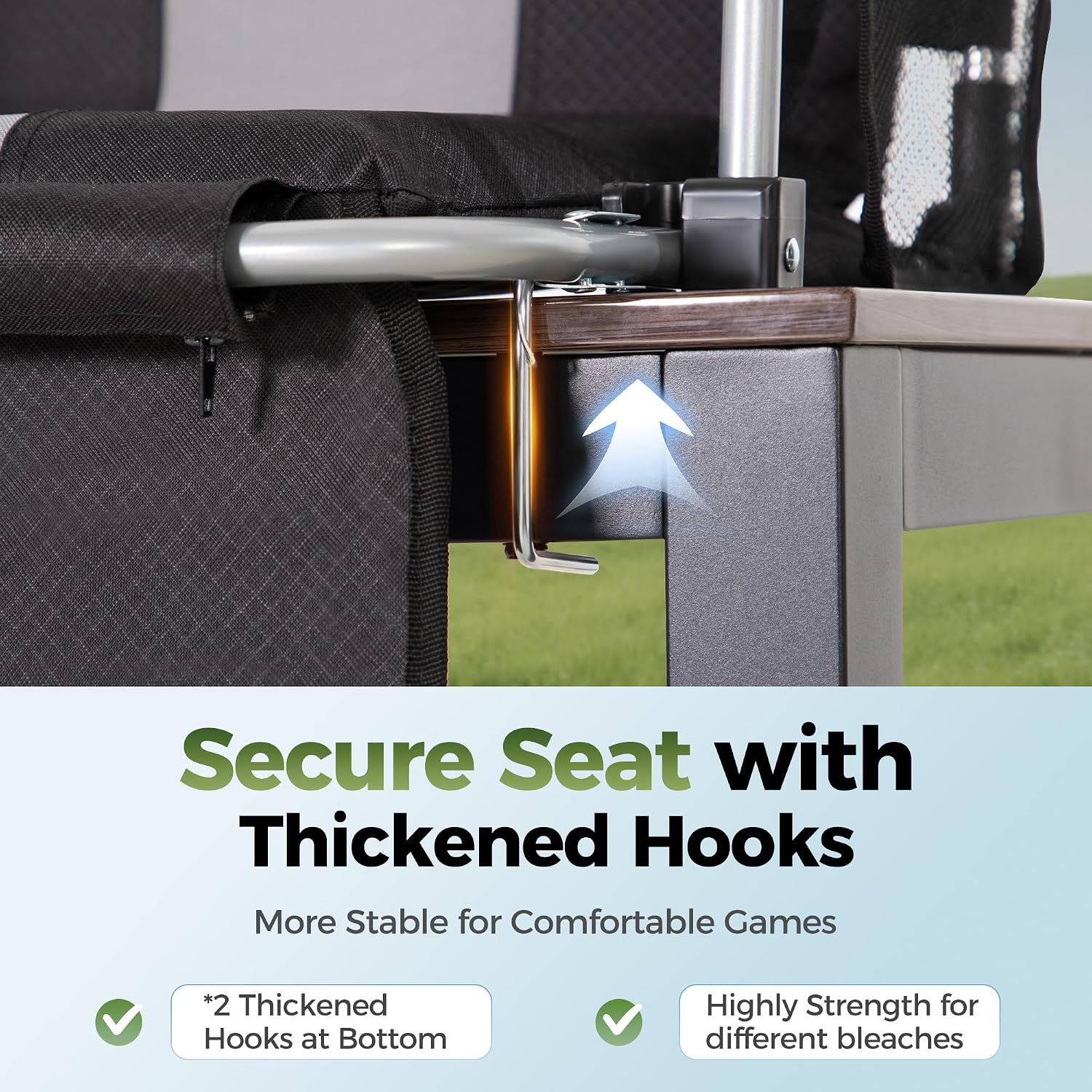 Thumbnail 4 de ALPHA CAMP Stadium Seats with Armrests 2-Pack