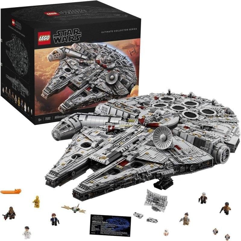 Detalle de Lego Star Wars Halcón Milenario 🚂