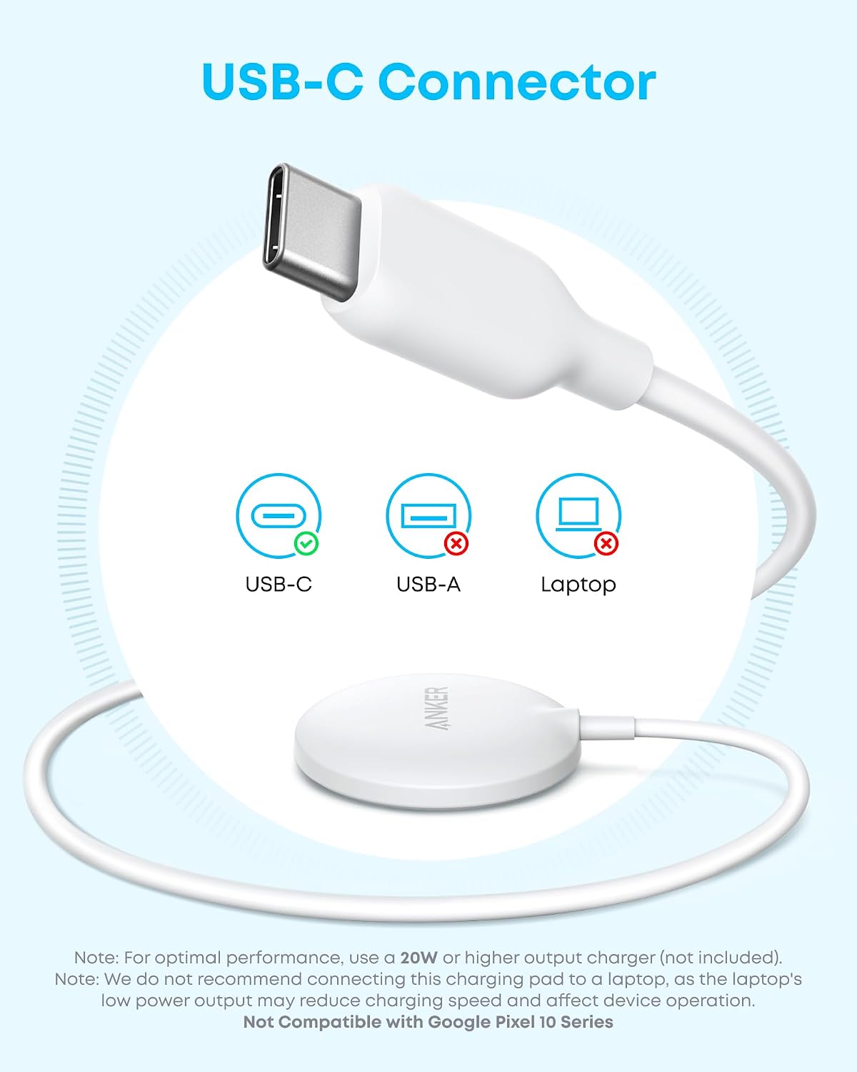 Thumbnail 5 de Anker MagSafe Charger Pad for iPhone 16/15