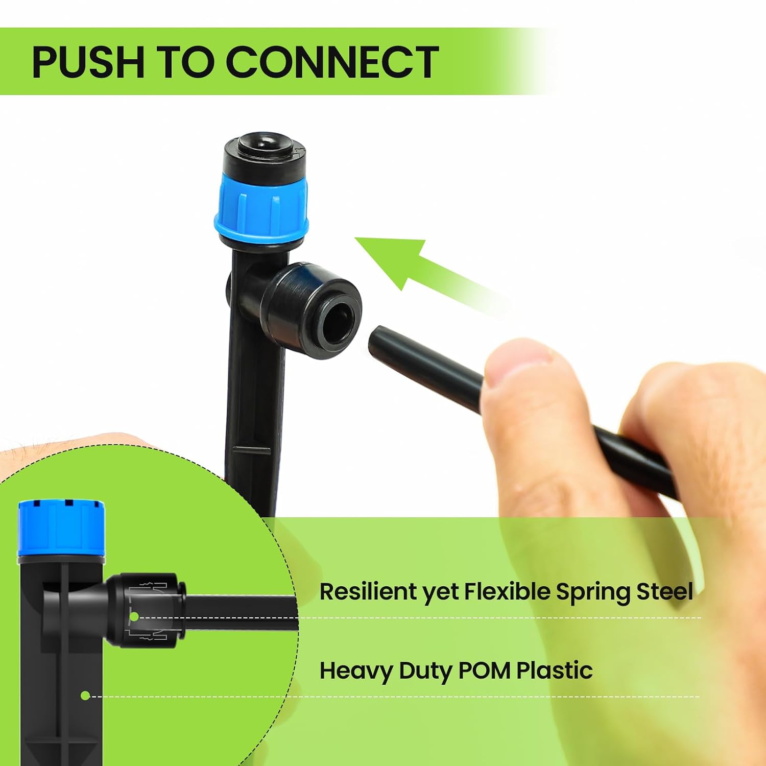 Detalle de Bonviee Drip Irrigation System 247FT Kit