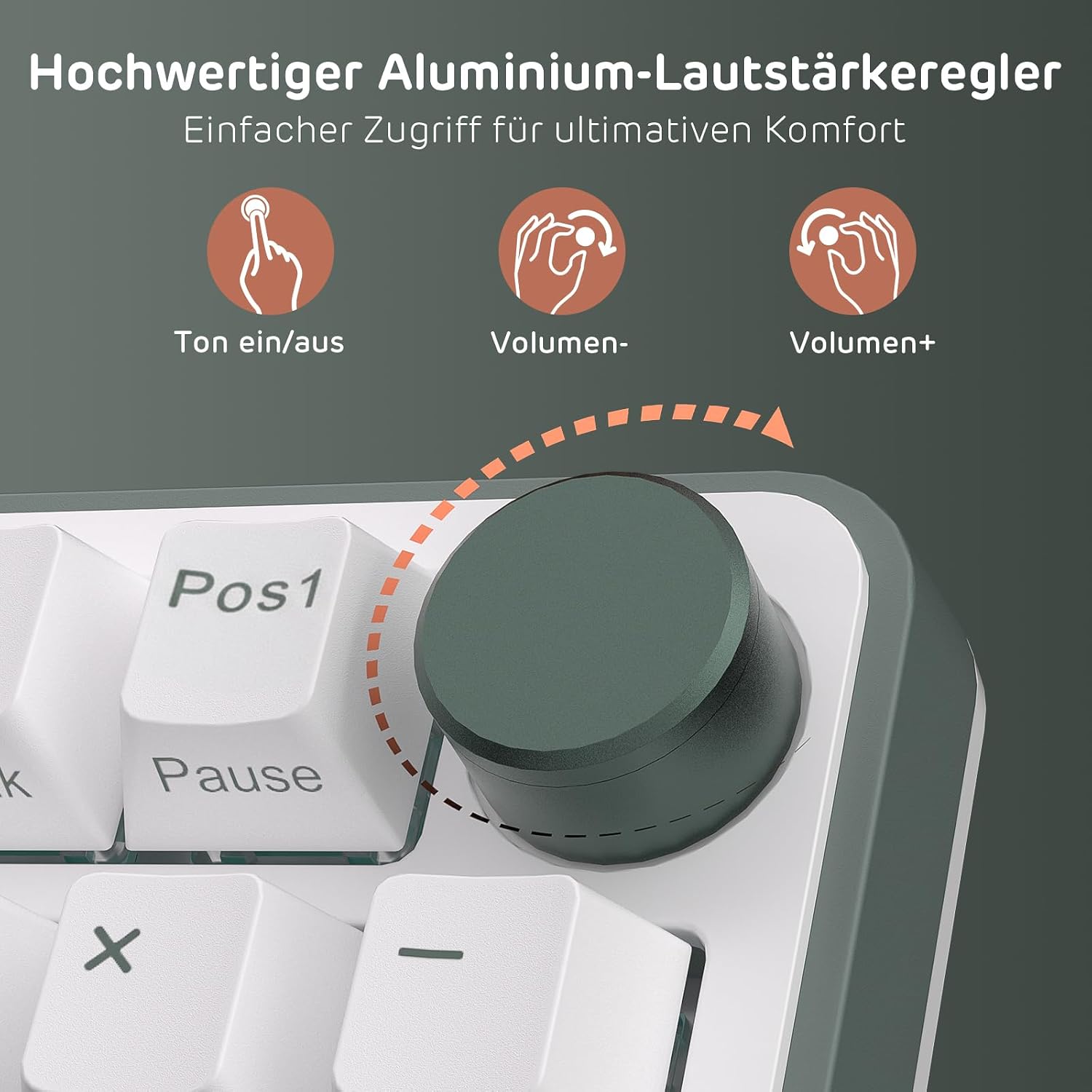 Thumbnail 3 de RK ROYAL KLUDGE C98 DE HE mechanische Gaming-Tastatur (Hall-Effekt, Hot-Swap, QWERTZ) mit Rapid Trigger