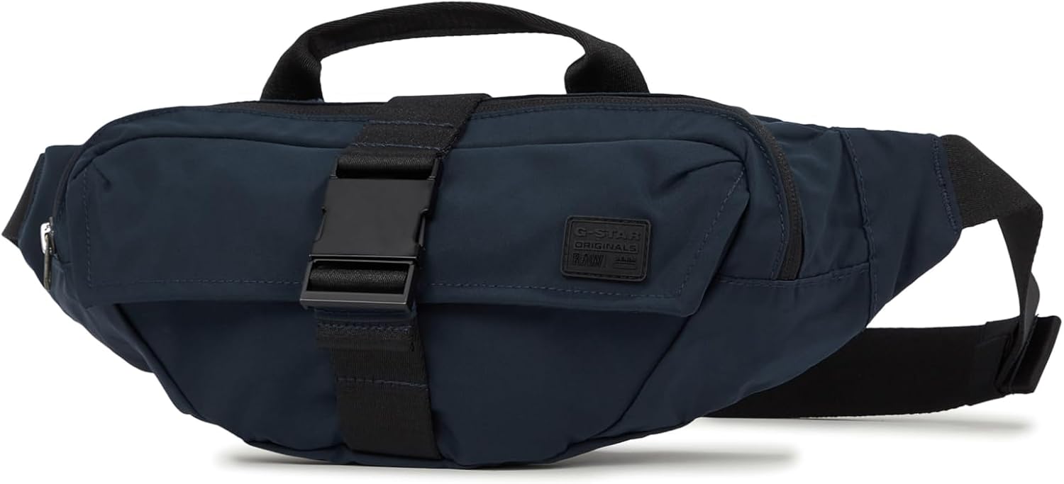 Detalle de G-Star RAW Sac Banane Homme Vert Shadow Olive – PETIT compagnon urbain, bien pensé