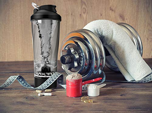 Detalle de VOLTRX Shaker USB ricaricabile VortexBoost: shaker elettrico in Tritan da 700 ml, IPX5, senza BPA