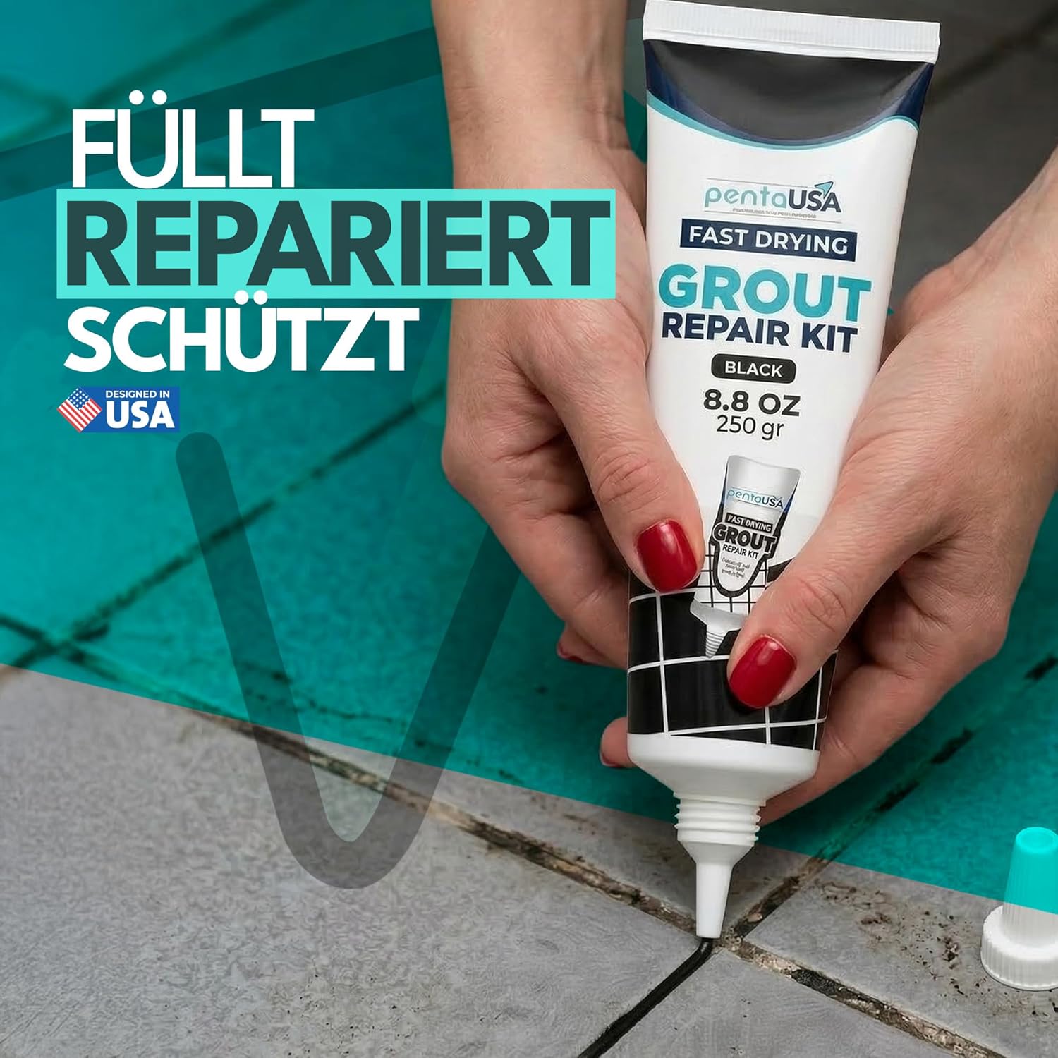 Detalle 1 de PENTAUSA Fugenmörtel Fugenreparatur Set