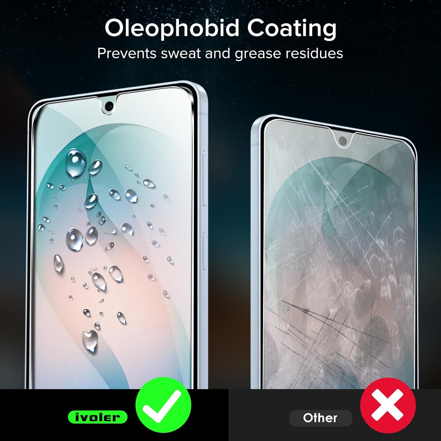 Detalle 2 de Pack de 2 verres trempés ivoler pour Samsung Galaxy S26 Plus 5G (avec cadre d’alignement) – Protection d’écran 9H, anti-rayures, sans bulles