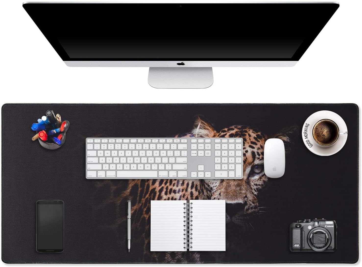 Thumbnail 6 de DOBAOJIA Schreibtischunterlage Mauspad 700x300 XL – auslaufsichere Oberfläche & rutschfester Gummi-Boden