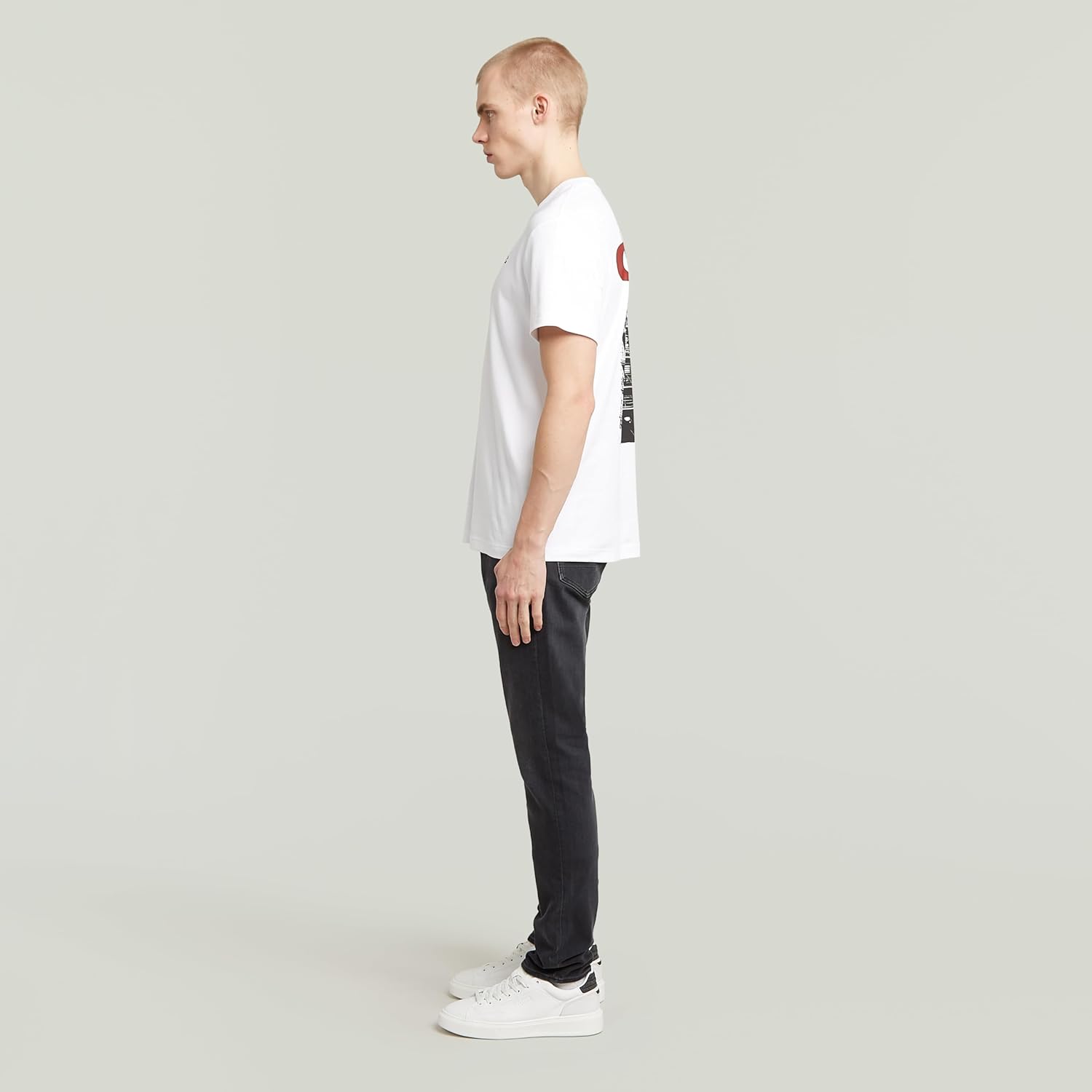 Detalle de G-Star Herren 3301 Slim Jeans – schlank geschnittene Jeans mit schmalem Bein