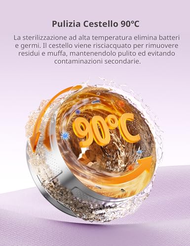 Thumbnail 9 de COMFEE' Lavatrice Ultra Slim 6 kg – profondità 40 cm, motore BLDC, Classe A-10%
