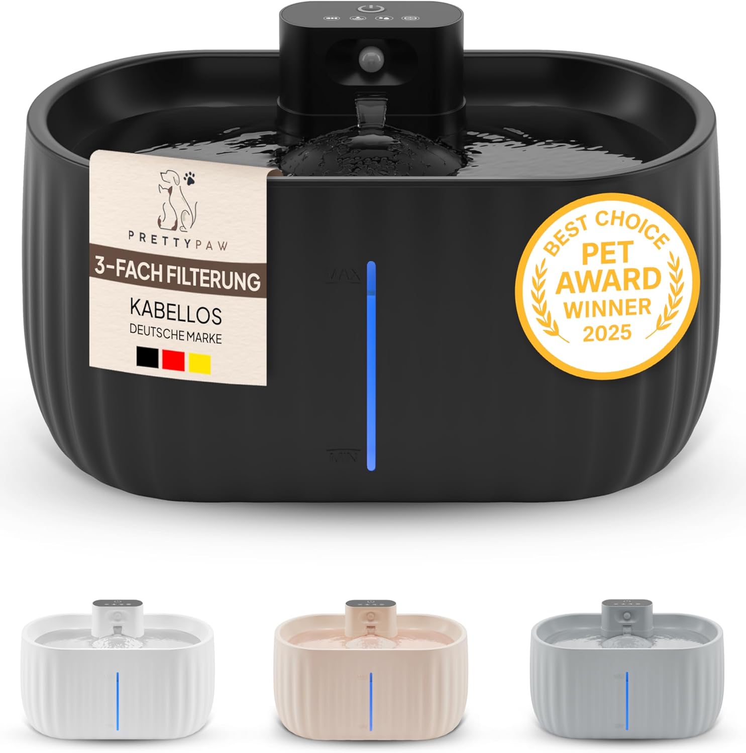 Detalle de Katzen-Trinkbrunnen Aqua Sense Akku 45 Tage