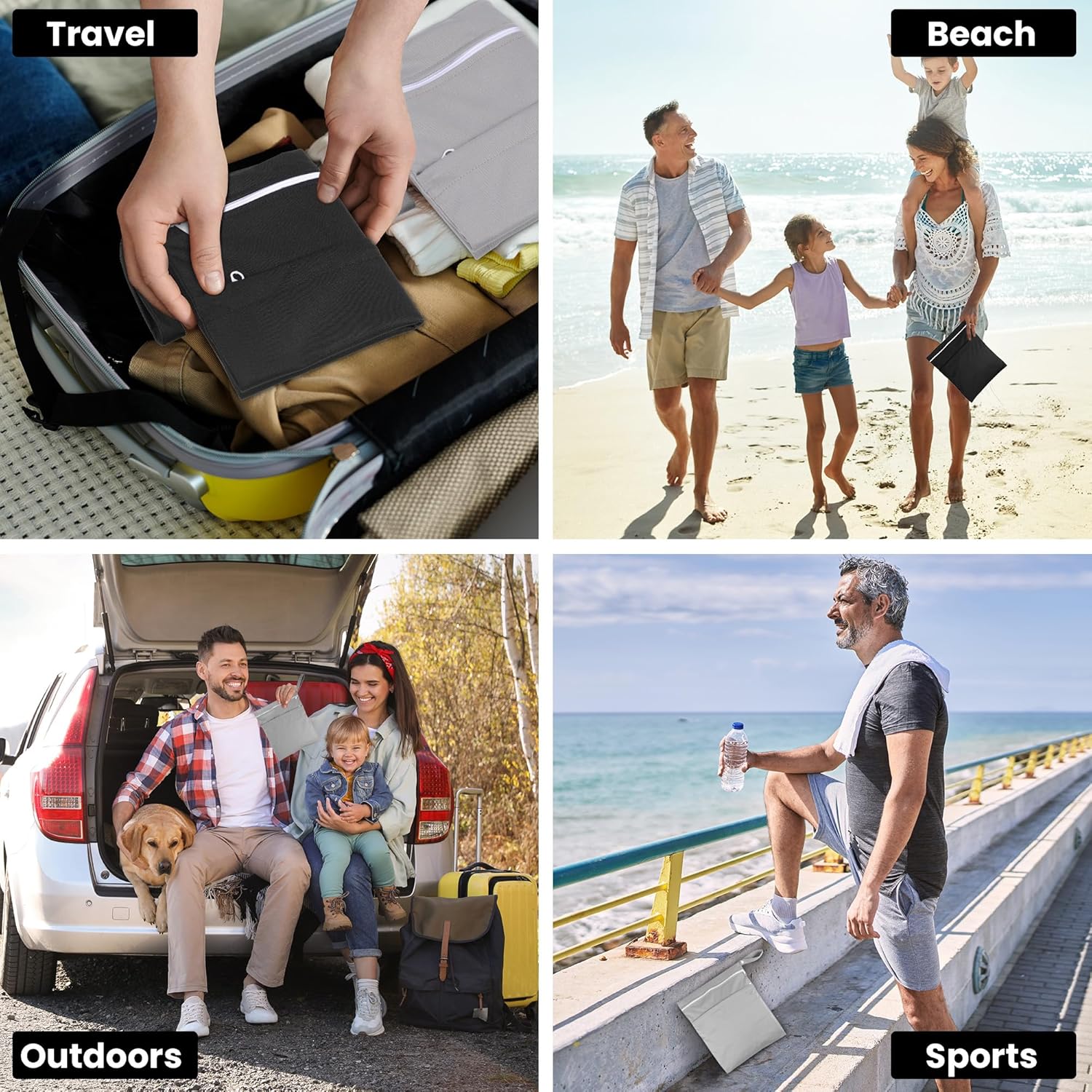 Thumbnail 2 de Zocipro 3Pcs wet bag 36x30cm for travel