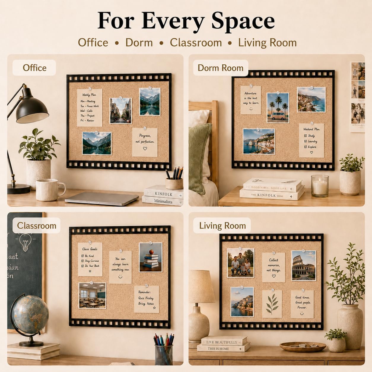 Detalle 2 de Felt Bulletin Board, 15.7 × 23.6 in