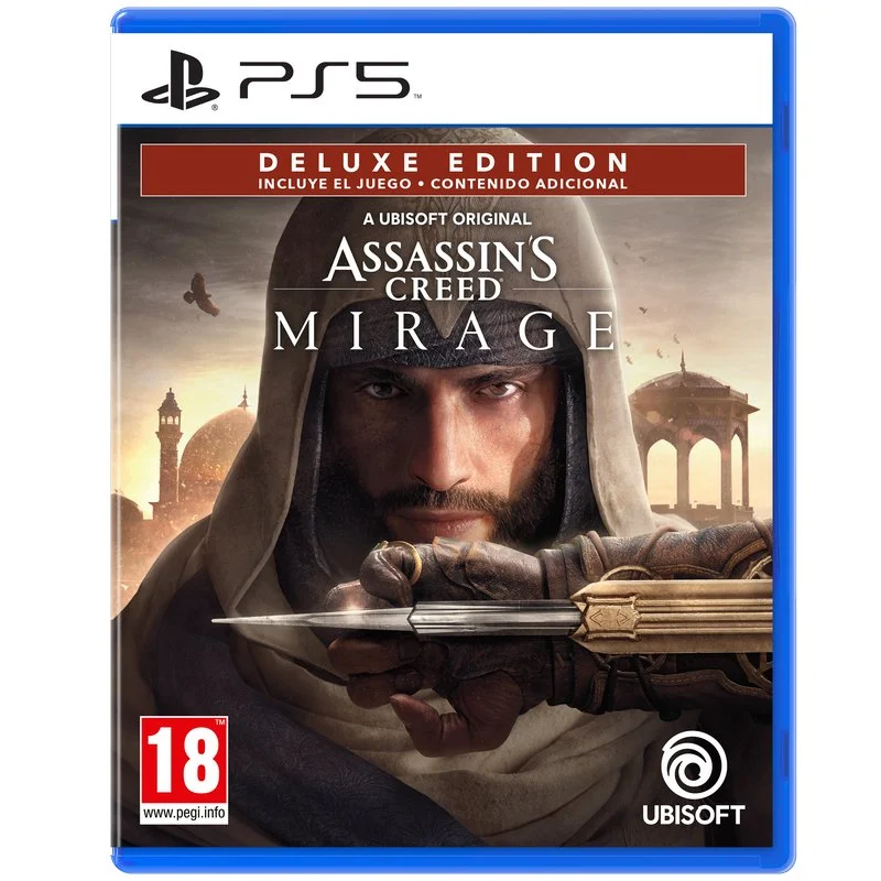 Detalle de Assassin's Creed Mirage Deluxe Edition PS5 juego