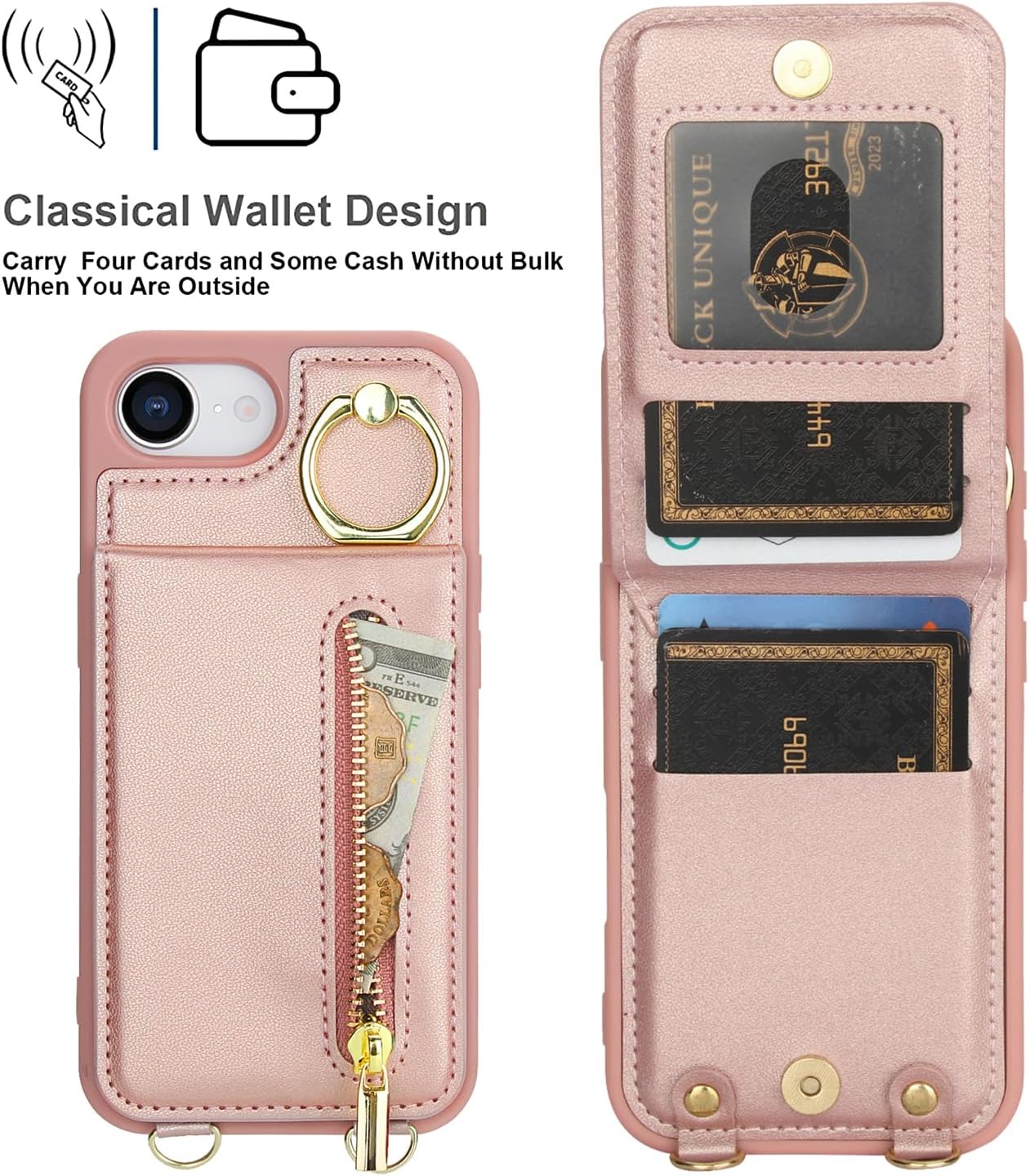 Thumbnail 5 de Jcxtrombulous Crossbody Wallet Case for iPhone 16E