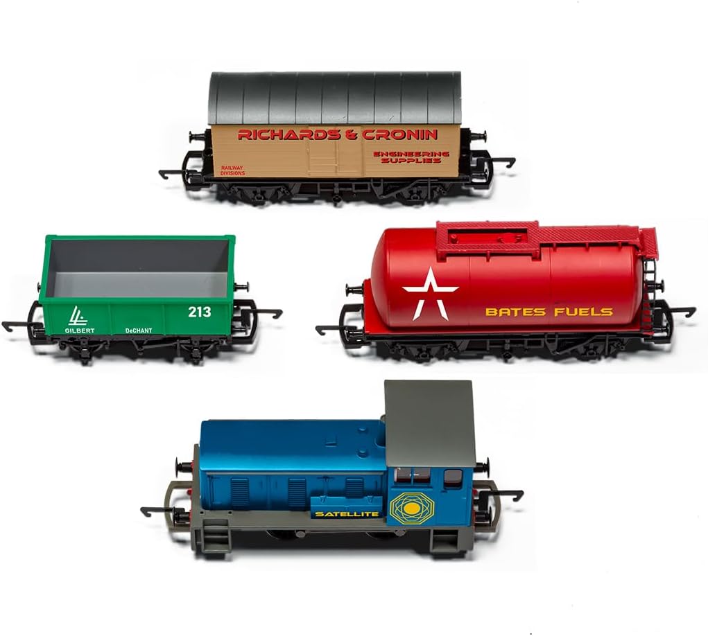 Detalle 2 de Hornby R1292M Diesel Mixed Freight Train Set 00 Gauge ๐