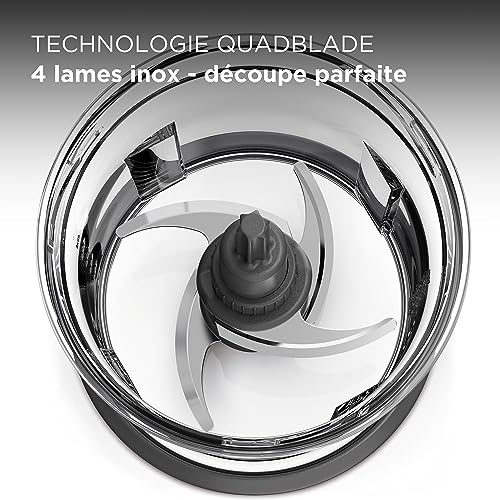 Detalle de Kenwood CHP61.100WH, Mini Hachoir 500 W avec bol 0,8 L — pratique et polyvalent