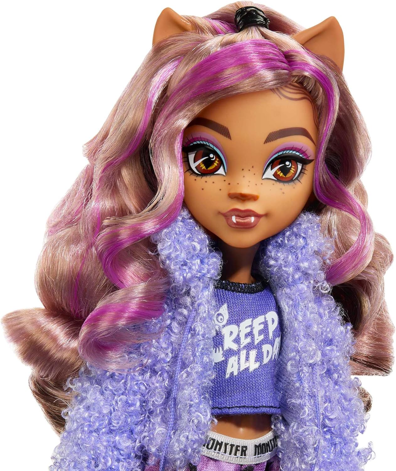 Thumbnail 2 de Monster High Fiesta de Pijamas Clawdeen Wolf 🎀 con Muñeca y Accesorios
