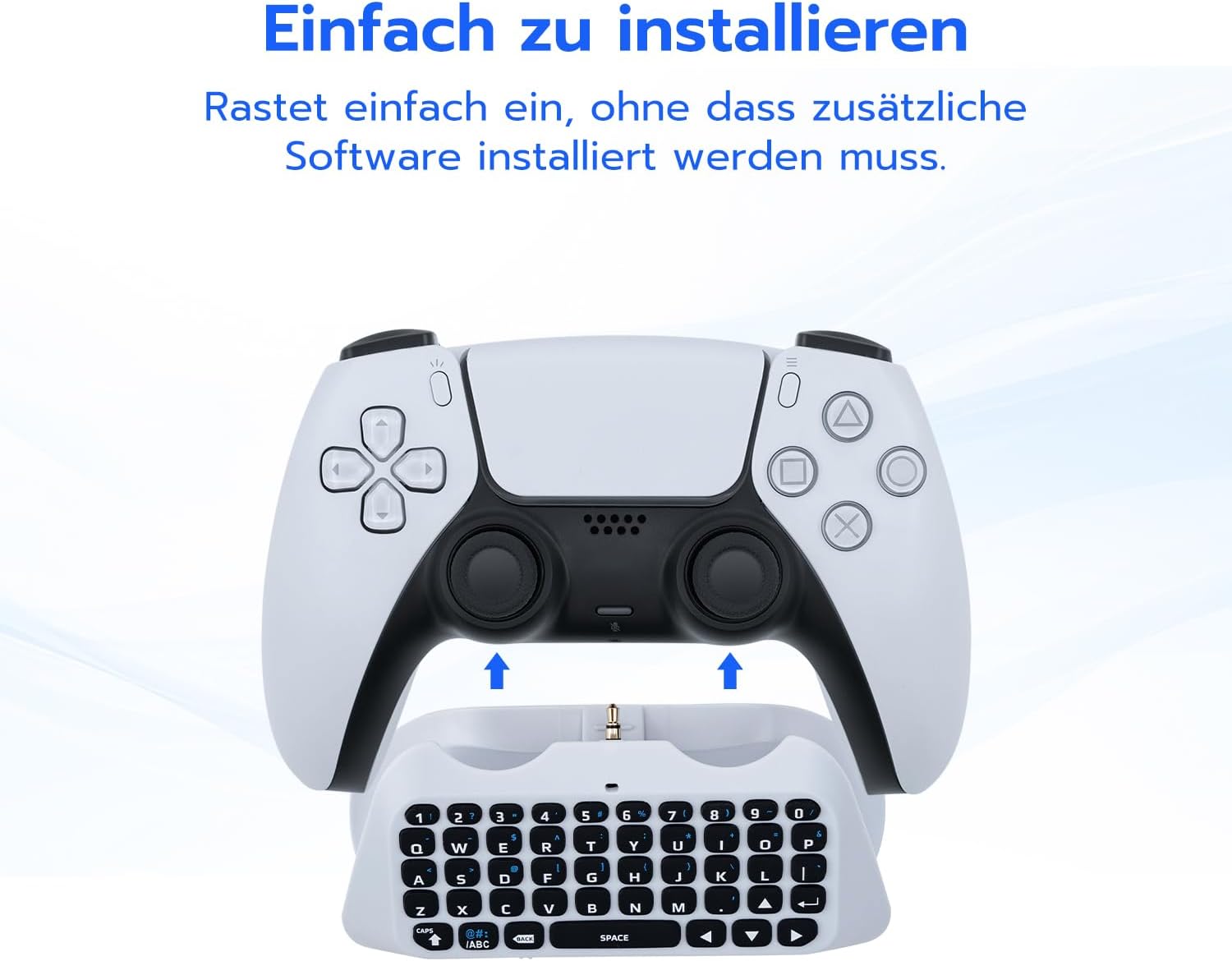 Detalle 2 de Mcbazel Kabellose Tastatur für PS5-Controller