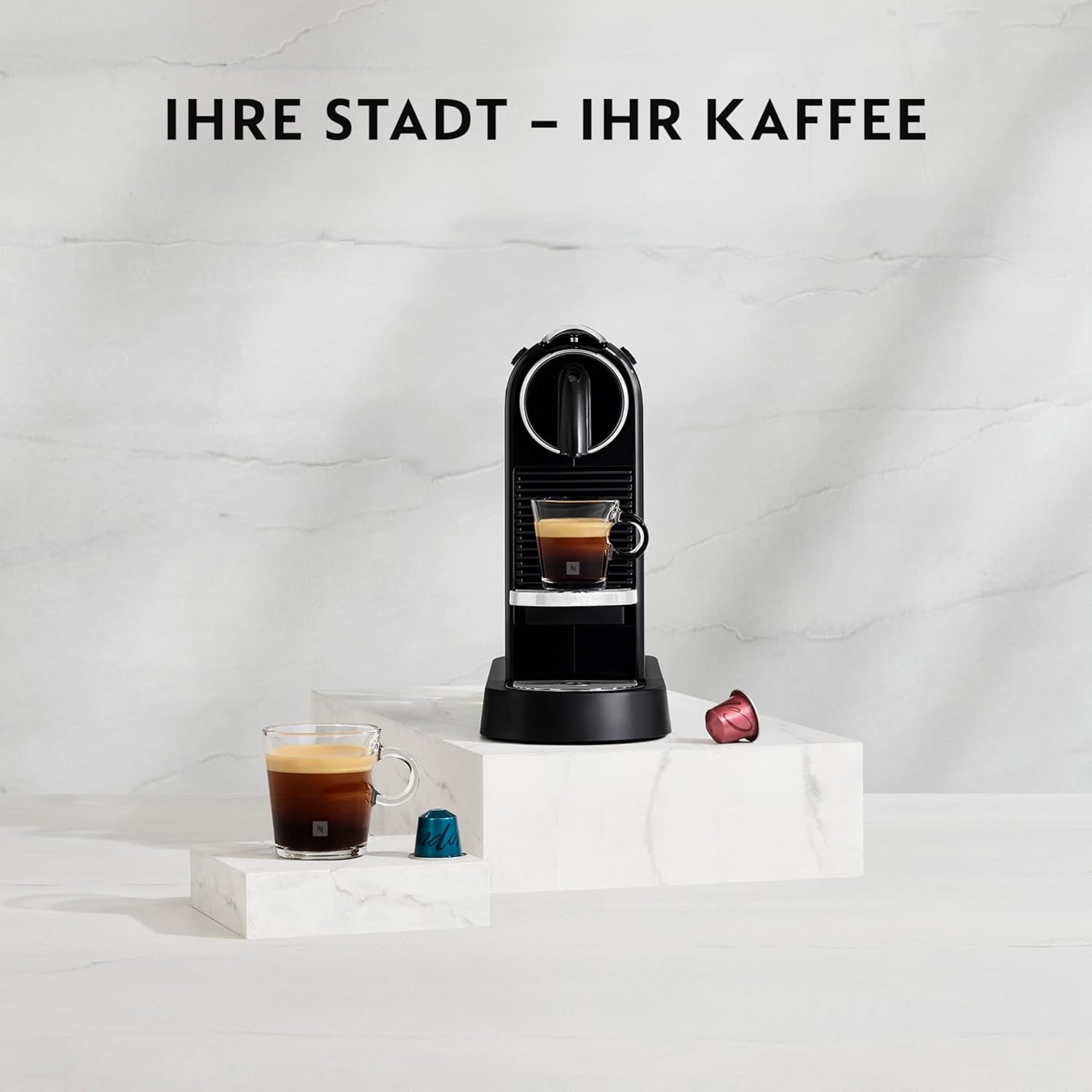 Thumbnail 4 de Nespresso De'Longhi EN167.W Citiz Kaffeekapselmaschine – Creme-weiß, 19 bar, Thermoblock, ohne Aeroccino