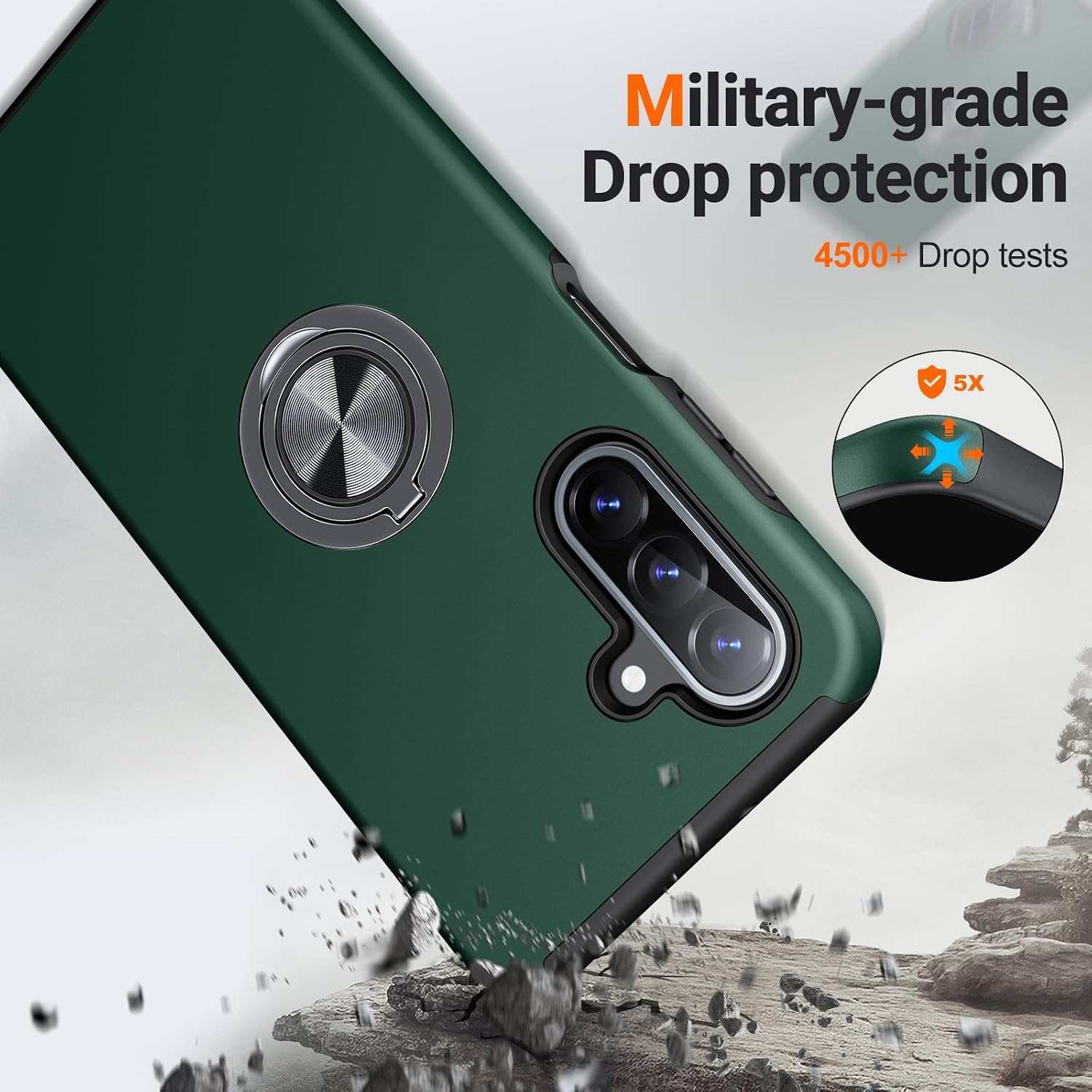 Thumbnail 4 de AOUIA Samsung Galaxy A26 case with 360° stand