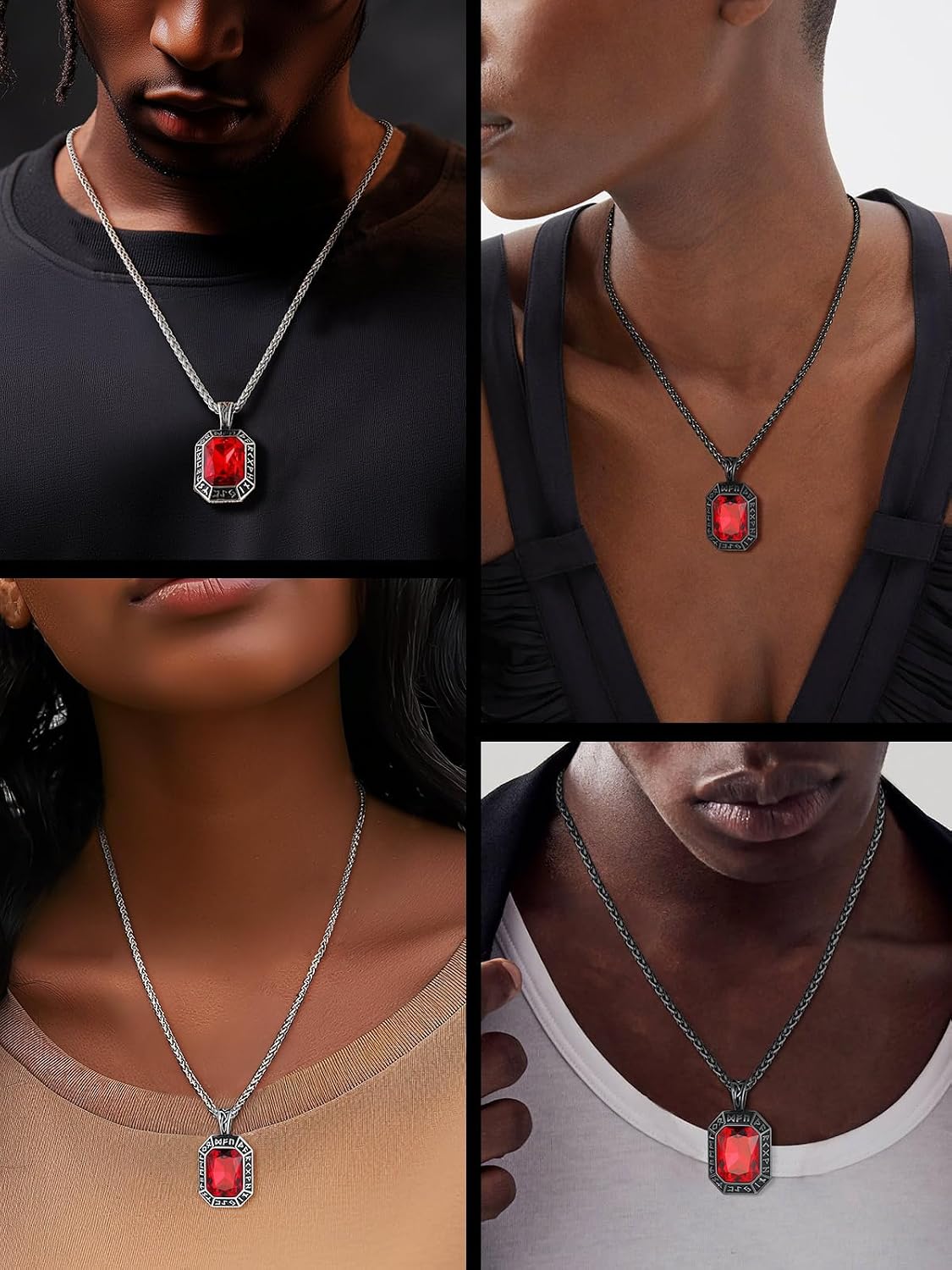 Thumbnail 4 de ChainsHouse Collier Rune 55 cm