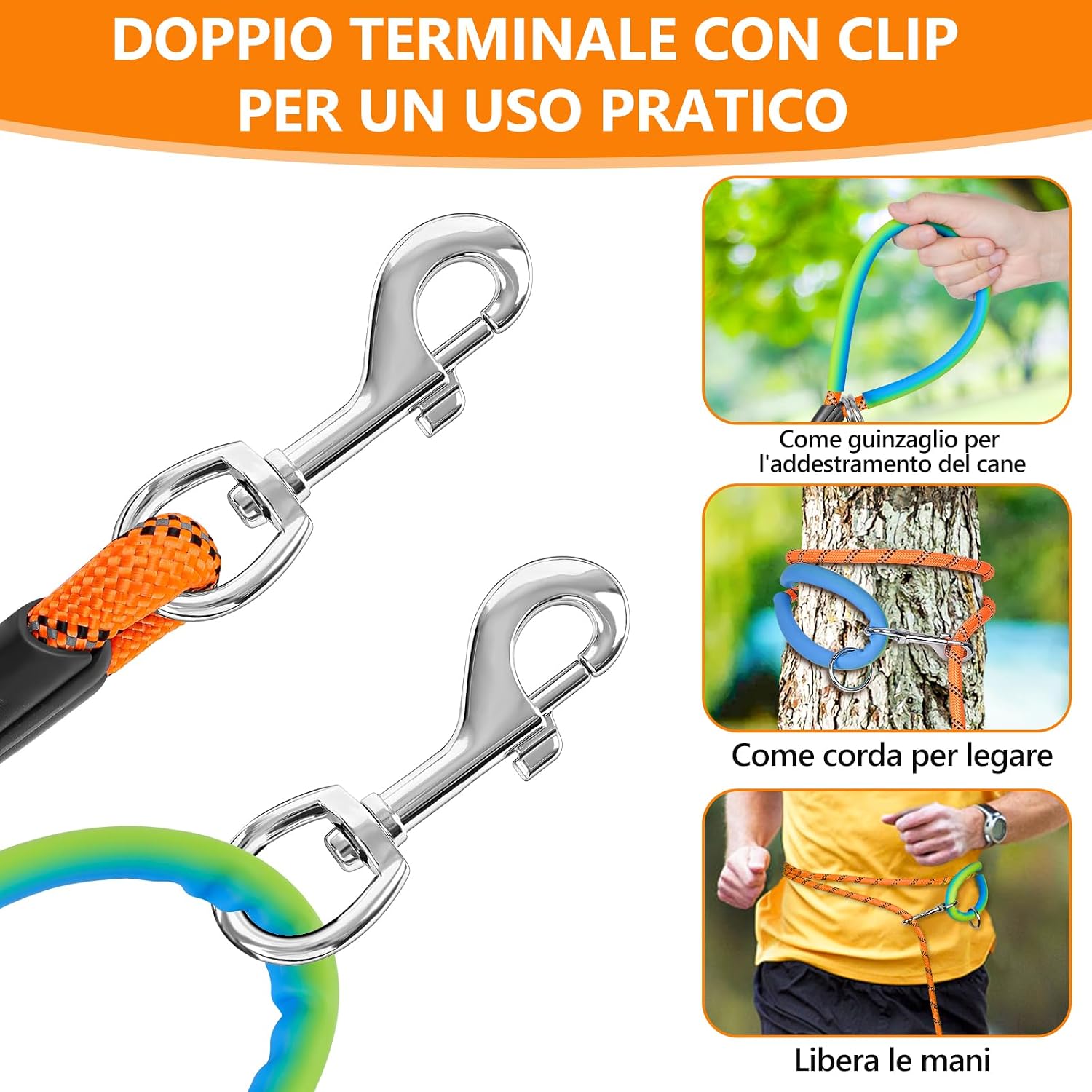Detalle 2 de Aystkniet Guinzaglio da Addestramento 20M 🐕