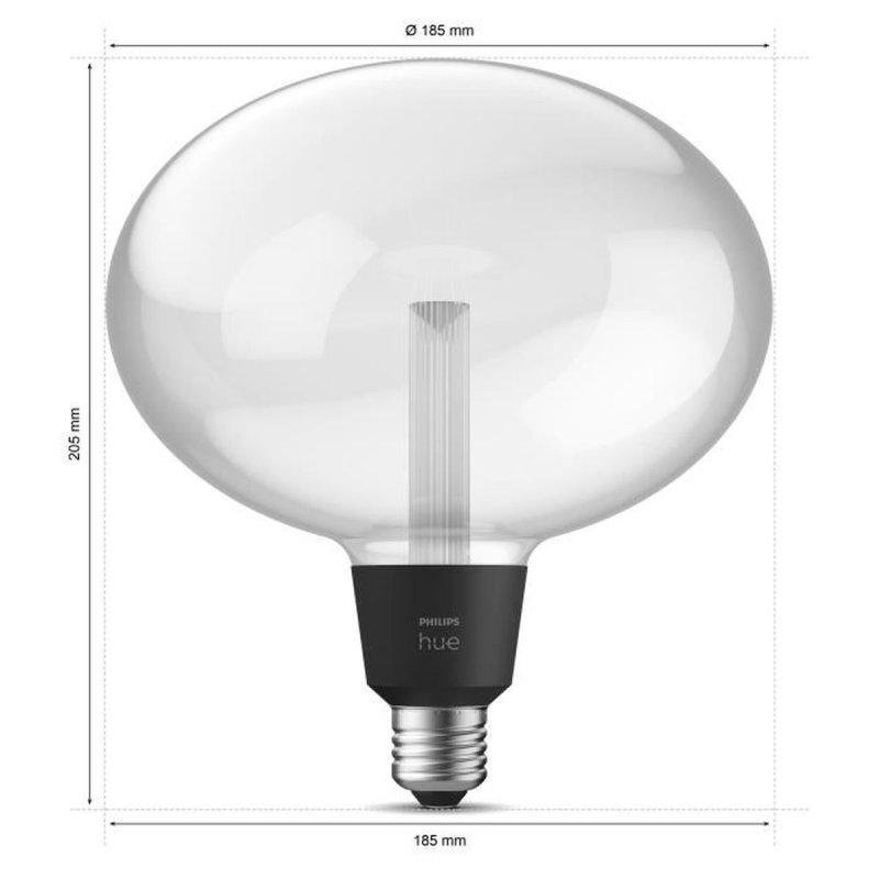 Detalle 2 de Bombilla LED inteligente Philips Hue Ellipse E27 500 lúmenes (White and Color Ambiance)