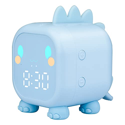 Detalle de Ayybboo Réveil Lumineux pour Enfants, horloge numérique LED avec veilleuse 🕰